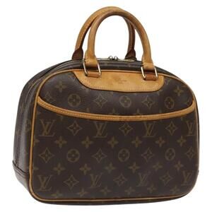 LOUIS VUITTON Monogram Trouville Hand Bag M42228